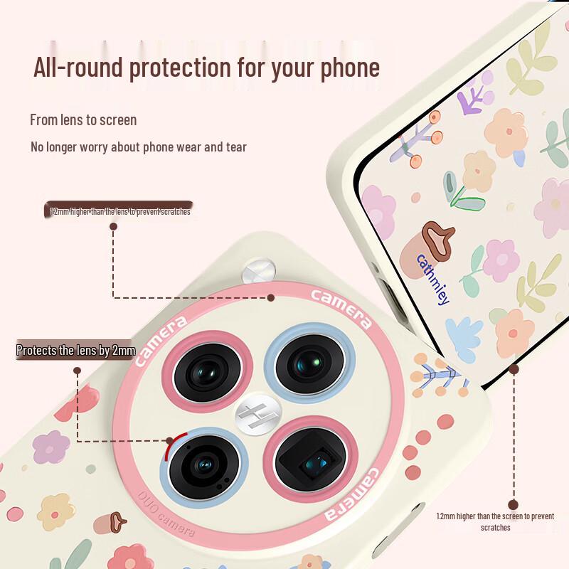 Силиконовый противоударный чехол для телефона OPPO Find X Series National Trend с ремешком.