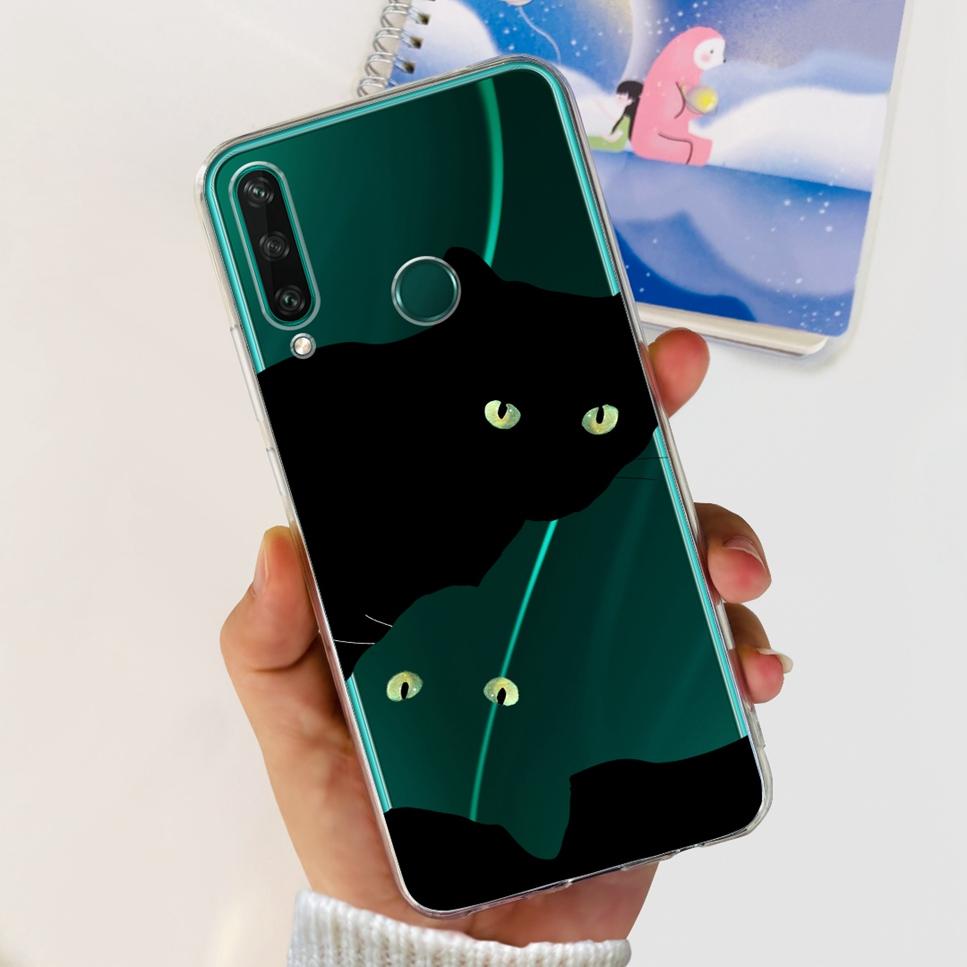 New Case For Huawei Y6p MED-LX9 Luxury Flower Love TPU Soft Silicone Back Cover For Huawei Y6p Y6P 2020 Bumper Phone Case Funda