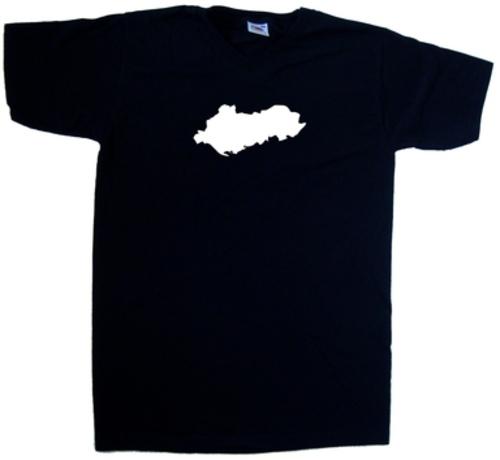 Albania Outline V-Neck T-Shirt