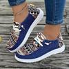 Spring Lace-up Canvas Lefthand Women Hundred with Flat Bottom Casual Mum Shoes Plus Size