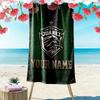 Name Custom FC Juarez Print Beach Towel, Large Soft Quick Dry Towel for Beach Camping Swimming