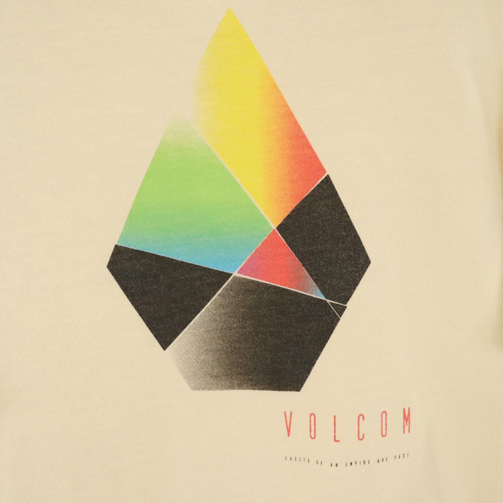 Volcom Футболка с коротким рукавом M Кремовый тип Мужская Б/У