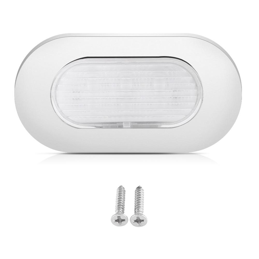 White Light Marine Boat Light 12V DC Yacht Courtesy Light Durable Marine Deck Light  Stair Usage
