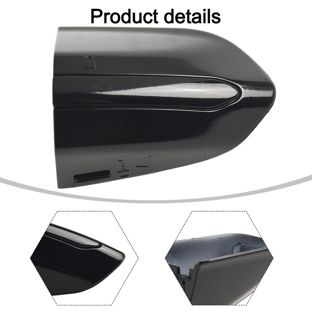 Black Door Handle Cover Door Handle End Cap Car Maintenance Front Placement Model Year Compatibility Vehicle Parts For Ford
