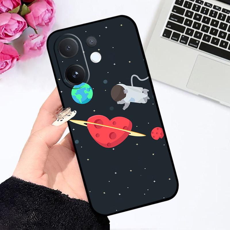 Для VIVO T4 Pro T4Pro 5G Чехол V2510 Модный Милый Мультяшный Мягкий Силикон ТПУ Задняя Крышка Чехол Для VIVO V60 V 60 VIVOV60 Чехлы для Телефона