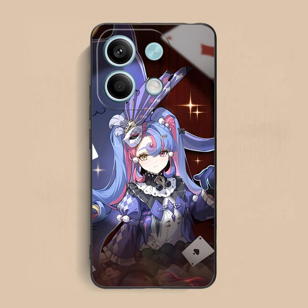 Wuthering Waves Roccia Phone Case for Xiaomi Redmi Note 14 13 12 11 S Pro Plus 4G 5G Colorful Printing Cover Pretty Luxury Cover