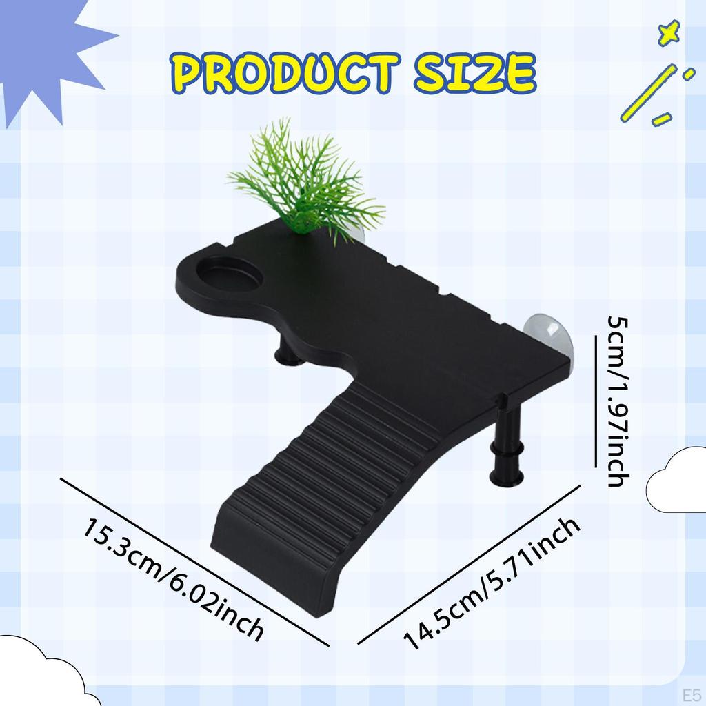 Декоративный плавающий пандус для черепах и рептилий с присоской, лестница для лазания для аквариума