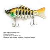 10CM/15.5G Multi-Jointed Fishing Lure with Hooks Realistic 7-Section Swimbait Bionic Hard Artificial