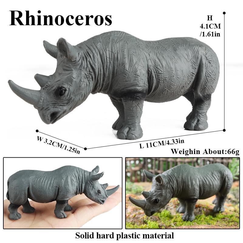 Oenux Модель фермы Симуляция Лошадь Корова Коза Осел Свинья Собака Фигурки Животные Птица Фигурка Образование Прекрасная Детская Игрушка Подарок