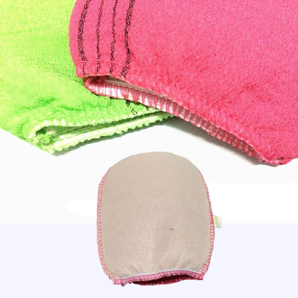 Smooth Skin Cleaner Viscose Fiber Body Rub Shower Scrubber Bath Glove Exfoliating Towel