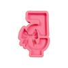Silicone Molds Bowknot Number Molds Handmade Baking Molds Epoxy Resin Mold Birthday Candle Castings Molds Craft Supplies