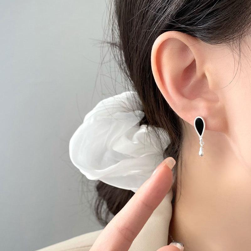 Серьги из агата в форме капли воды, легкие, роскошные, высокого класса, личные, простые, темпераментные серьги, нишевый дизайн