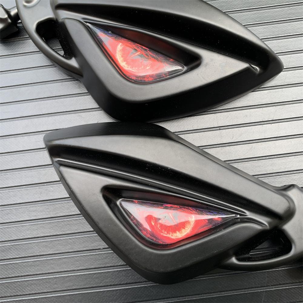 Универсальное 8мм 10мм Мотоциклетное Зеркало заднего вида «Орлиный глаз» для Yamaha Suzuki Honda Kawasaki BMW Triumph