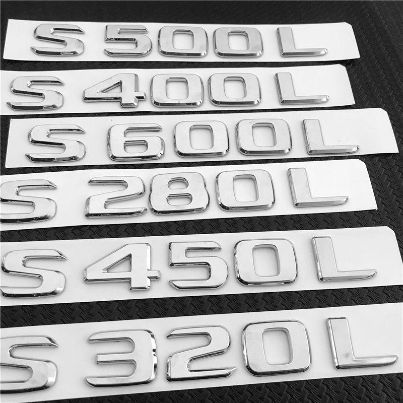D81pcs Car Badge Rear Trunk Body Sticker Emblem Decoration For Mercedes Benz AMG 4MATIC E43 E63 E63S C63 C635 GLE350 GLE GLC E320L