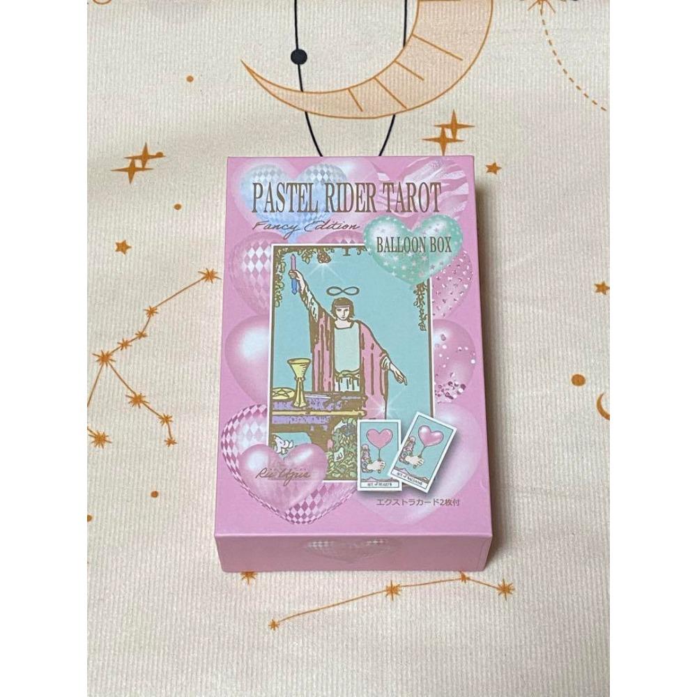 10,3*6 см пастельная карточная игра Таро Rider Oracle 78 шт. розовые карты Таро с путеводителем для начинающих