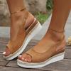 Summer Shoes 2024 Women Sandals Casual Lightweight Wedges Shoes Women Sandals Peep-toe Platform Shoes With Heels Sandalias Mujer