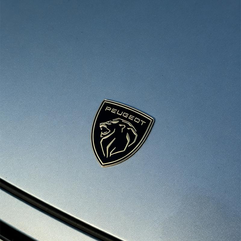 Suitable for Peugeot 207 3008 206 208 308 307 407 508 2008 3D metal car logo badge car sticker window side label fender sticker