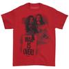 Мужская футболка John Lennon Bed On Red Tee Маленькая Красная