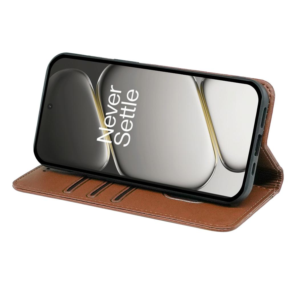 Для OnePlus 15R 5G/Ace 6T 5G/Ace 6 5G Кошелек-чехол с магнитной застежкой, чехол для телефона из ПУ-кожи с ремешком на запястье