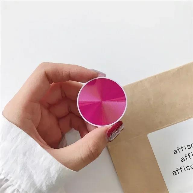 Portable CD Pattern Mobile Phone ABS Stretching Bracket for IPhone Samsung Xiaomi Universal Accessories Finger Ring Stand Holder 1