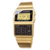 Casio DATA BANK Цифровые часы DBC-611G-1 Мужские Золотые и Черные Модель для зарубежного рынка [Параллельный импорт]