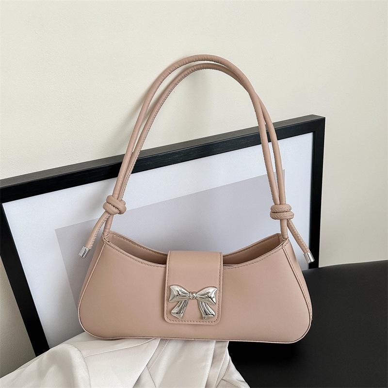 Сумка-бантик женская 2024 новая модная корейская версия нишевый дизайн текстура цепочка сумка на плечо подмышку