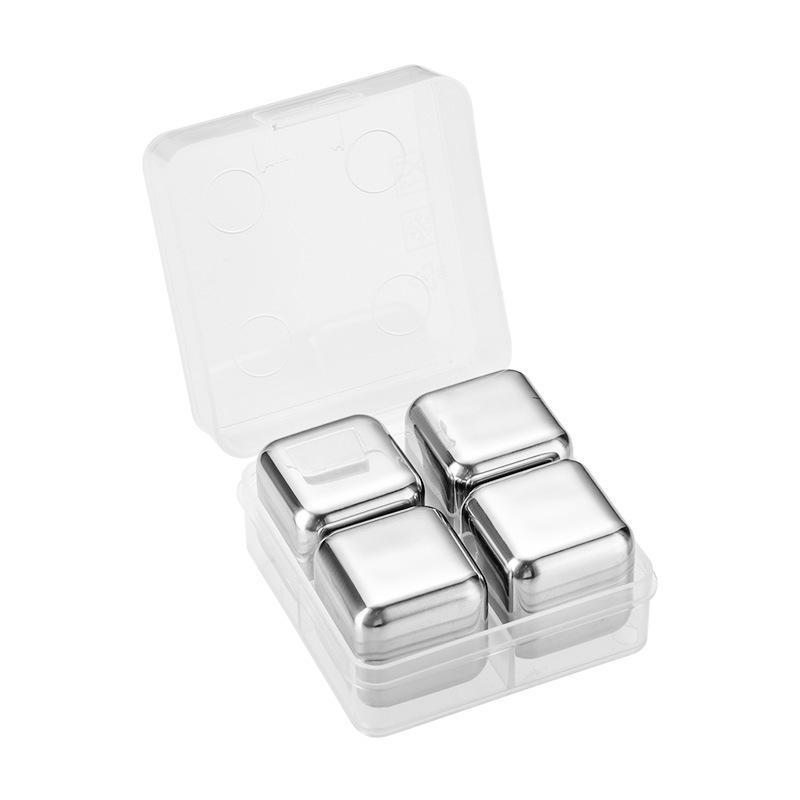 Набор ледяных шариков из нержавеющей стали 304 для виски и вина