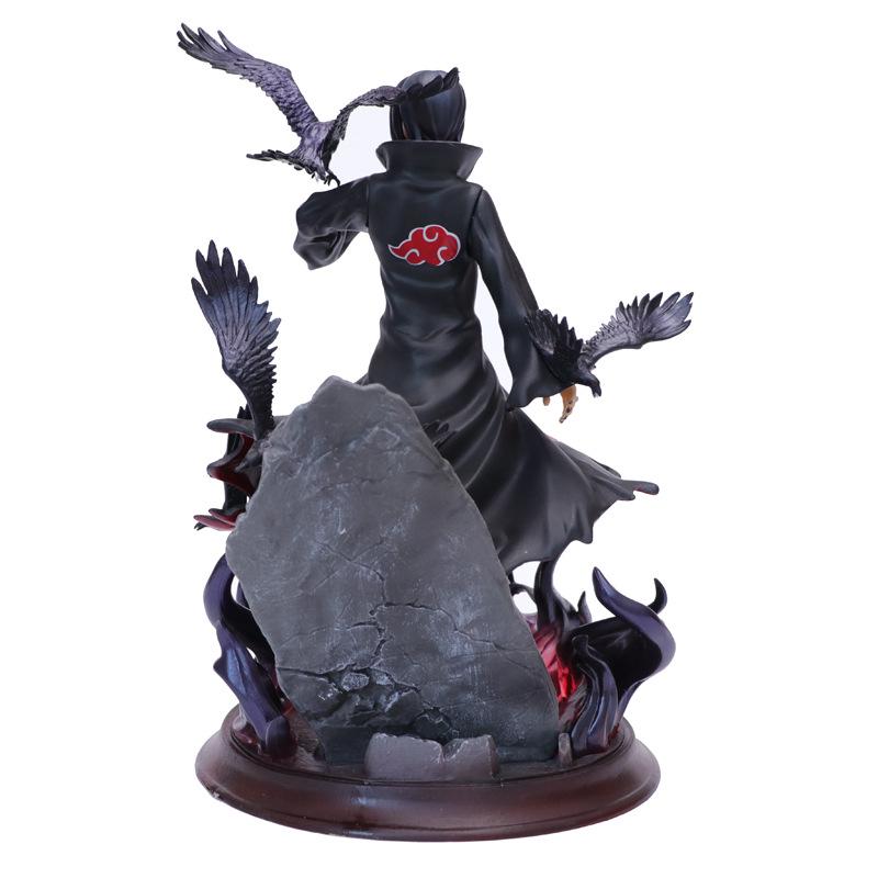 Anime Figure Naruto Shippuden Uchiha Itachi GK Uchiha Itachi With Crow Collectible Model