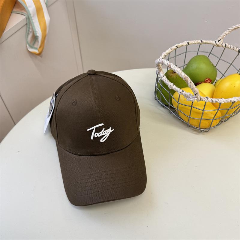 Spring And Summer Hats Alphabet Baseball Caps Men'S And Women'S Casual Versatile And Thin Peaked Caps Sunscreen