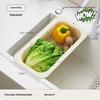 Сливная корзина Выдвижная кухонная бытовая мойка Складная корзина для овощей Двухслойная большая емкость Чаша Палочки для еды Сливная полка