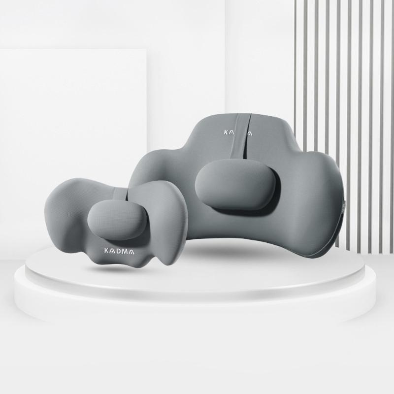 Усовершенствованная автомобильная подушка с эффектом памяти, эргономичный подголовник/поясничная подушка, эргономичная подушка для вождения и использования в офисе