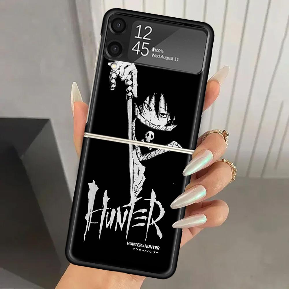 Huner X-Hunters Хроно Шизуку Жесткий Поликарбонатный Задний Чехол для Телефона для Samsung Galaxy ZFlip 7 6 5 Z Flip 4 ZFlip6 Z Flip7 5G ZFlip4 Flip3 Z