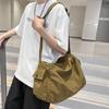 Однолямочная сумка, Новая мужская сумка через плечо из парусины в японском стиле, Модная брендовая сумка через плечо для Instagram, Школьный рюкзак, Сумка почтальона