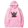 WWE Print Loose Hoodies Men's Fashion Pullovers Women's Casual Hooded Sweatshirts Long Sleeve Streetwear Menswear