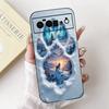 Fashion Painting Phone Case For Google Pixel 6 Pro 6a Black Silicone Soft Cover For Google Pixel6 Pixel6a 6Pro Cases Bumpers