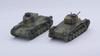 Fujimi Model Special World Armor Series Japanese Army Type 97 Medium Tank Kai Plastic Model SWA32 1/76 No.32 Chi-Ha (2-Car Set)