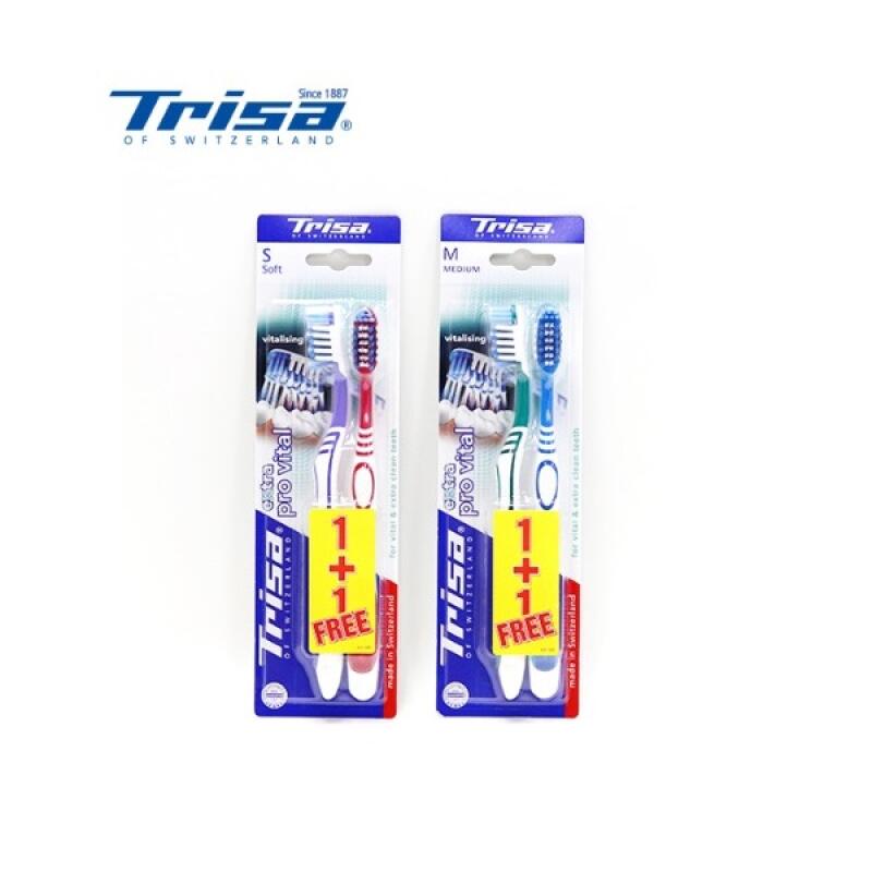 TRISA Extra Provital Toothbrush 2 pcs 1586