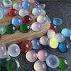 Разноцветные полукруглые бусины из смолы «Кошачий глаз» для DIY-украшений и глаз кукол