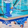 Swimming Pool Spa Jet Vacuum Cleaner with Brush EU/US Plug Lengthened Pole Remove