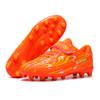 28-39 Children Football Shoes Youth Long Spike Firm Velcro Lace-up Football Shoes Training Kids Football Boots