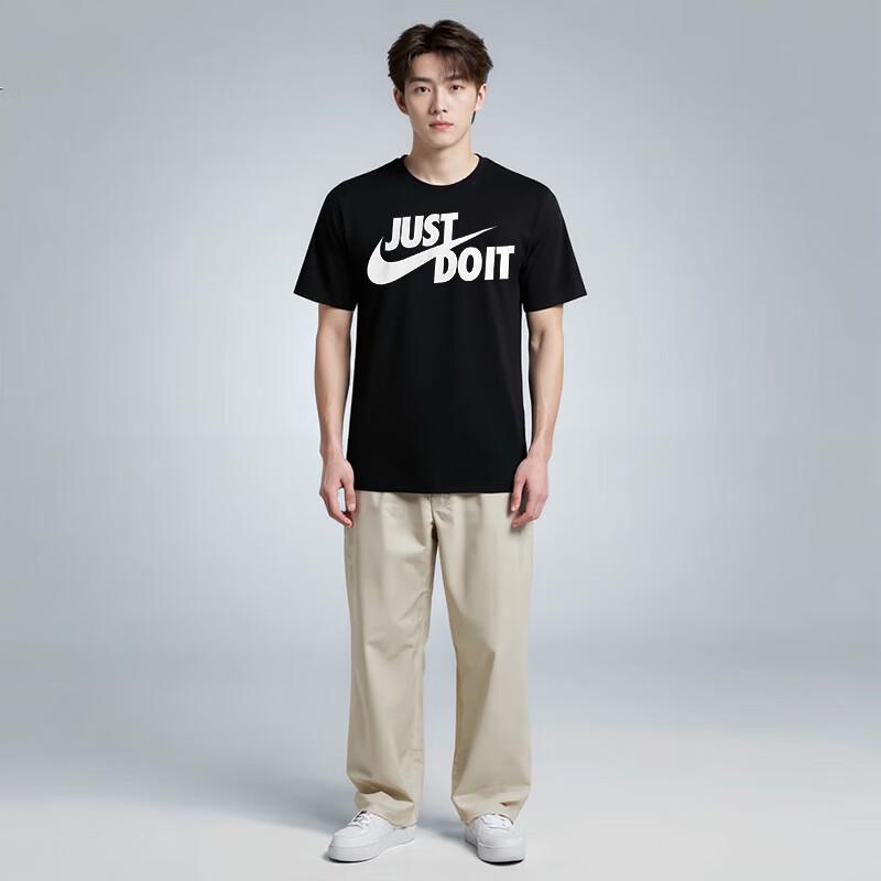 Nike Мужская базовая хлопковая футболка