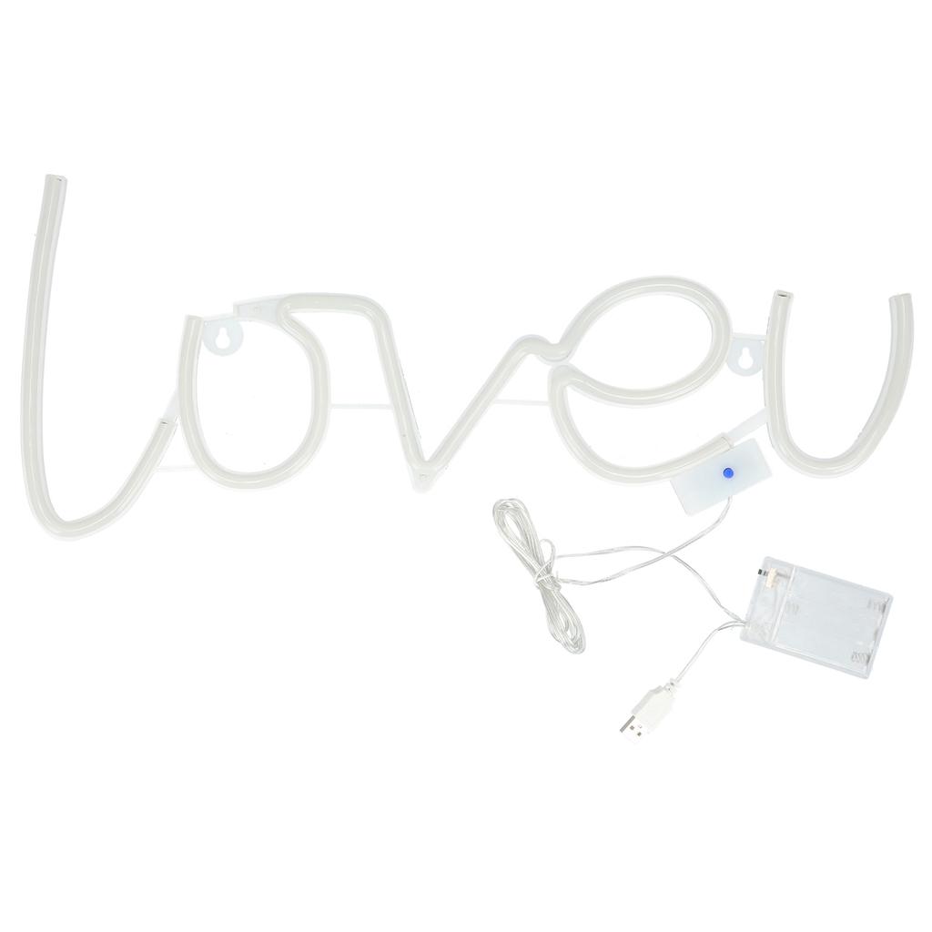 LOVEU Neon Light LED Красочные неоновые вывески для украшения дома, предлагающие праздничное украшение