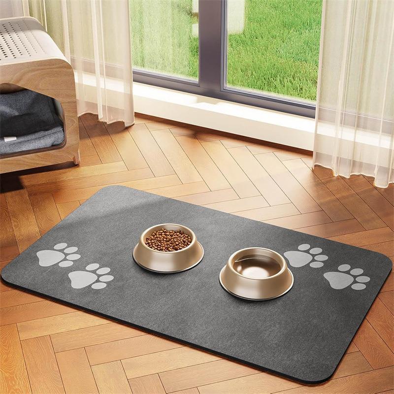 Minimalist Diatomaceous Earth Puppy Pad: Quick-Drying, Absorbent, Splash-Proof Floor Mat