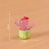 Glow In The Dark Miniature Cactus Resin Figurine Creative Desktop Decoration