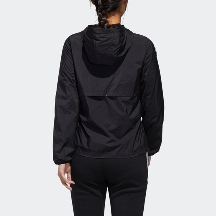 adidas Куртки Женские Черные С Капюшоном Умеренные Другие GF0188