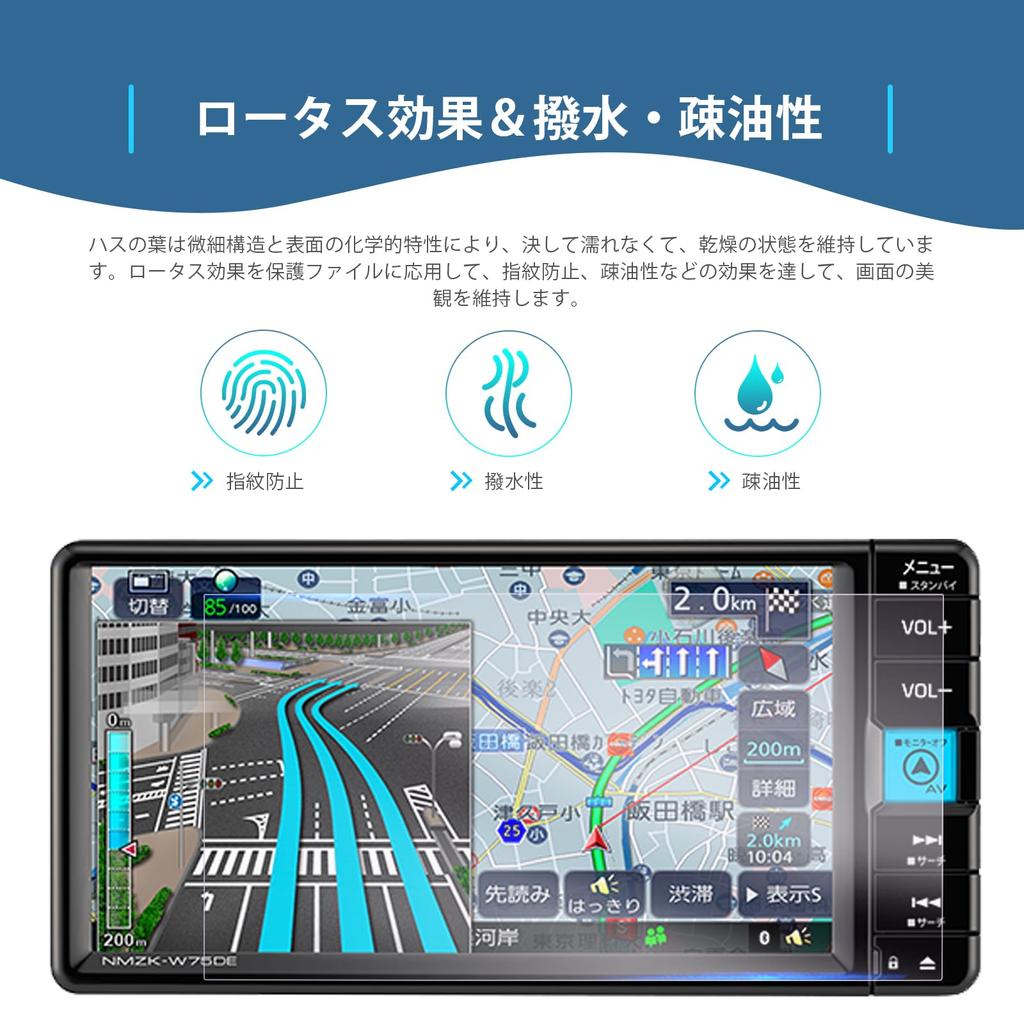 GAFAT NMZK-W75DE 7-дюймовый для Toyota Pixi Track/Pixis Van/Pixis Epok Модель 2021 года ~ Защитный ЖК-экран для автомобиля