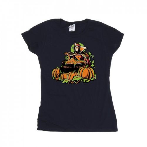 Disney Womens/Ladies Evil Queen Villains Cotton Halloween T-Shirt