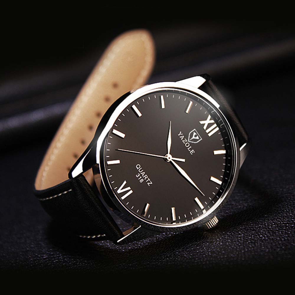 YAZOLE 318 Business Watch Men's Watch Minimalist Blue Light Quartz Watch relojes para hombres