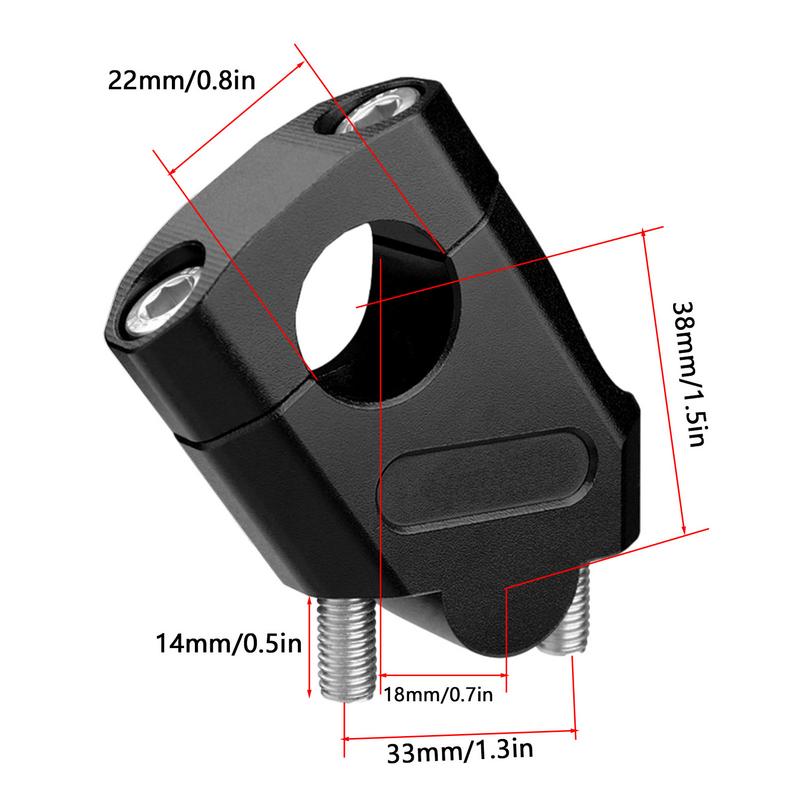 Универсальные подъемы руля 22 мм подъемы руля зажим для мотоциклов мотокросс повышение зажим крепление принадлежности для мотоциклов