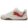 Park Lifestyle Low Top Skateboard Shoes Unisex White Red